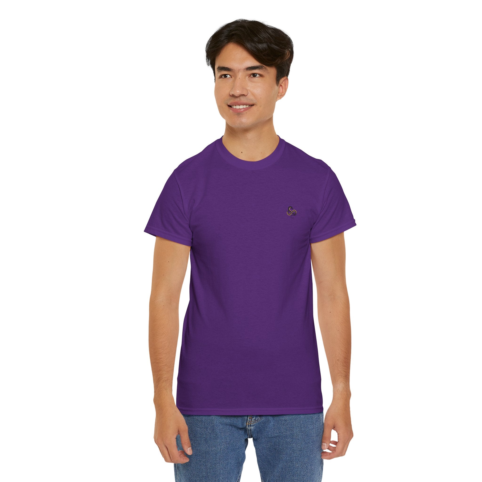 Minimalist Infinity Logo Men's T-Shirt — DTG Printed Cotton Tee