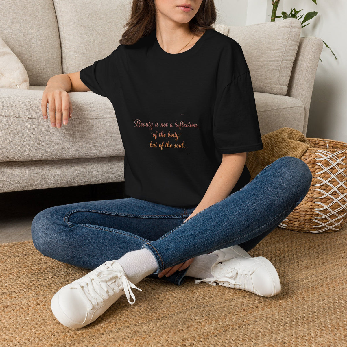 "Beauty is Not a Reflection of the Body, But of the Soul" | Women's Inspirational Graphic Tee