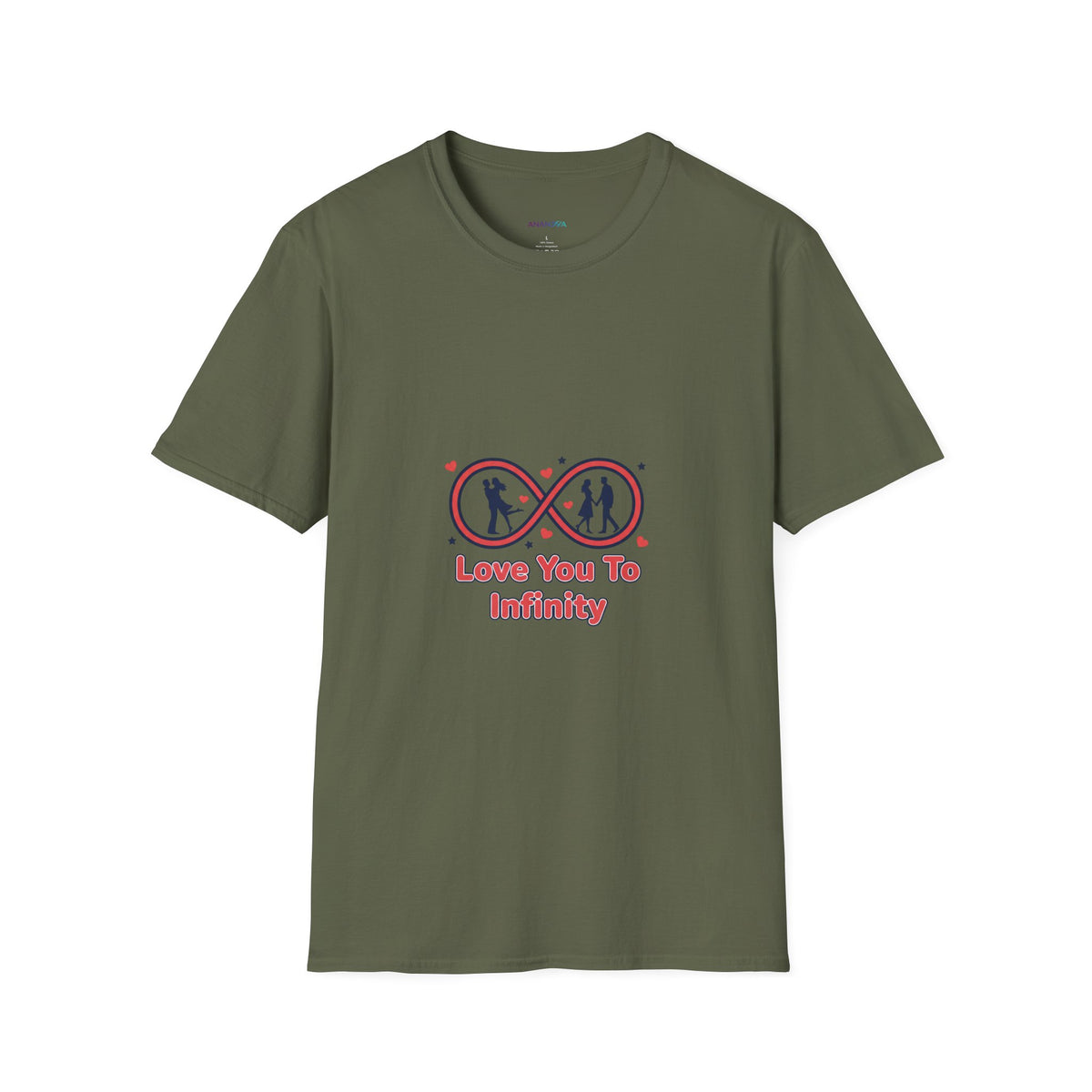 Infinity Love T-Shirt — "Love You To Infinity" Romantic Couple Graphic Tee