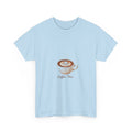 Coffee Time Unisex Graphic T-Shirt — Latte Art DTG Print