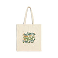 We Belong to the Earth Cotton Tote Bag — DTG Printed Canvas Bag