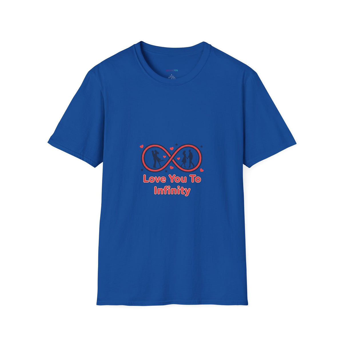 Infinity Love T-Shirt — "Love You To Infinity" Romantic Couple Graphic Tee