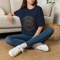 Nature Speaks in Silence Women's T-Shirt — Moth & Botanical Graphic Tee
