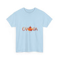 Canada Maple Leaf Unisex T-Shirt — Autumn Watercolour Graphic Tee | DTG Print