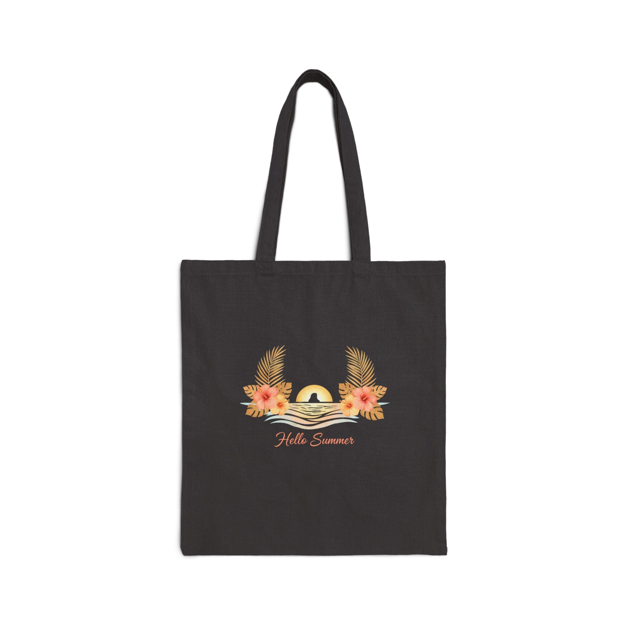Hello Summer Canvas Tote Bag