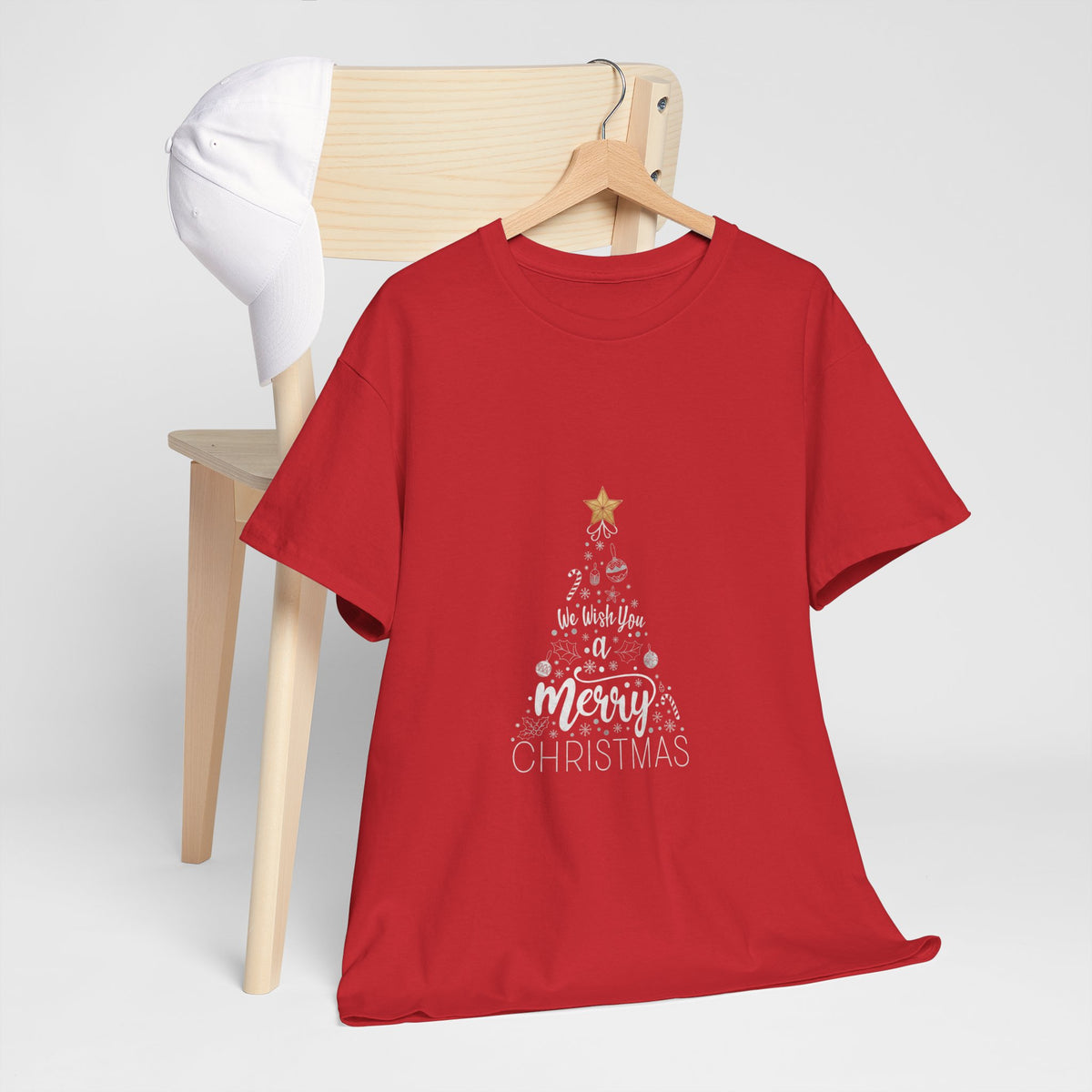 Christmas Tree Tee | "Merry Christmas" Holiday Graphic Shirt | Unisex DTG