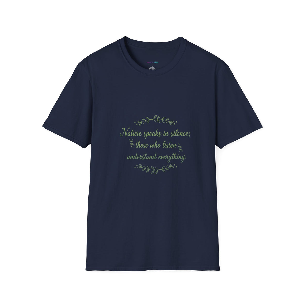 "Nature Speaks in Silence" T-Shirt | Unisex Nature Graphic Tee