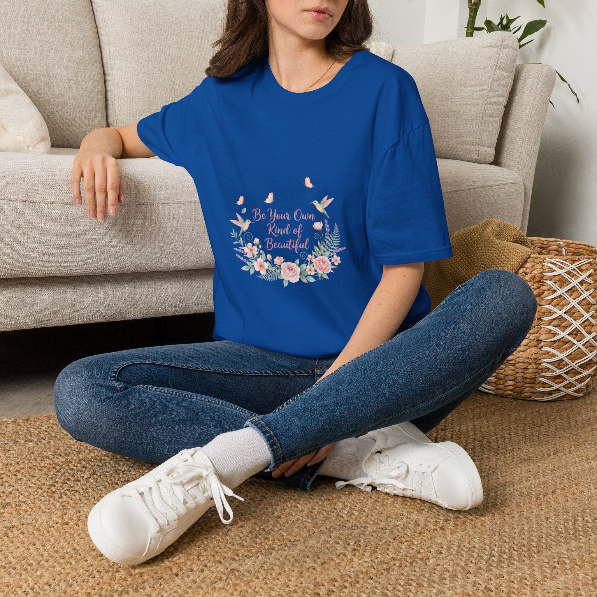 Floral 'Be Your Own Kind of Beautiful' T-Shirt