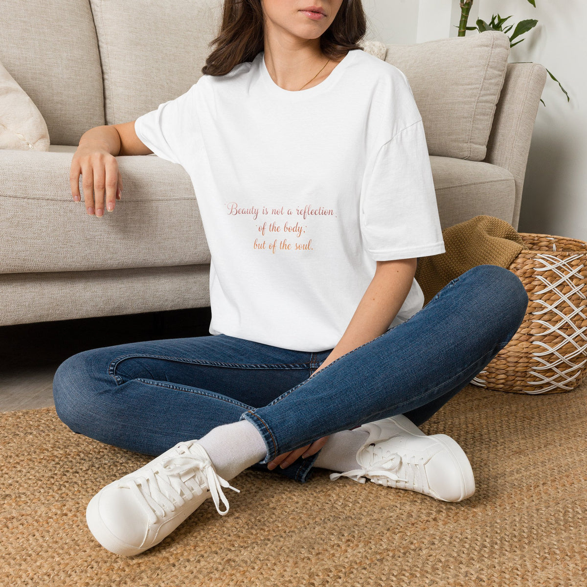 "Beauty is Not a Reflection of the Body, But of the Soul" | Women's Inspirational Graphic Tee