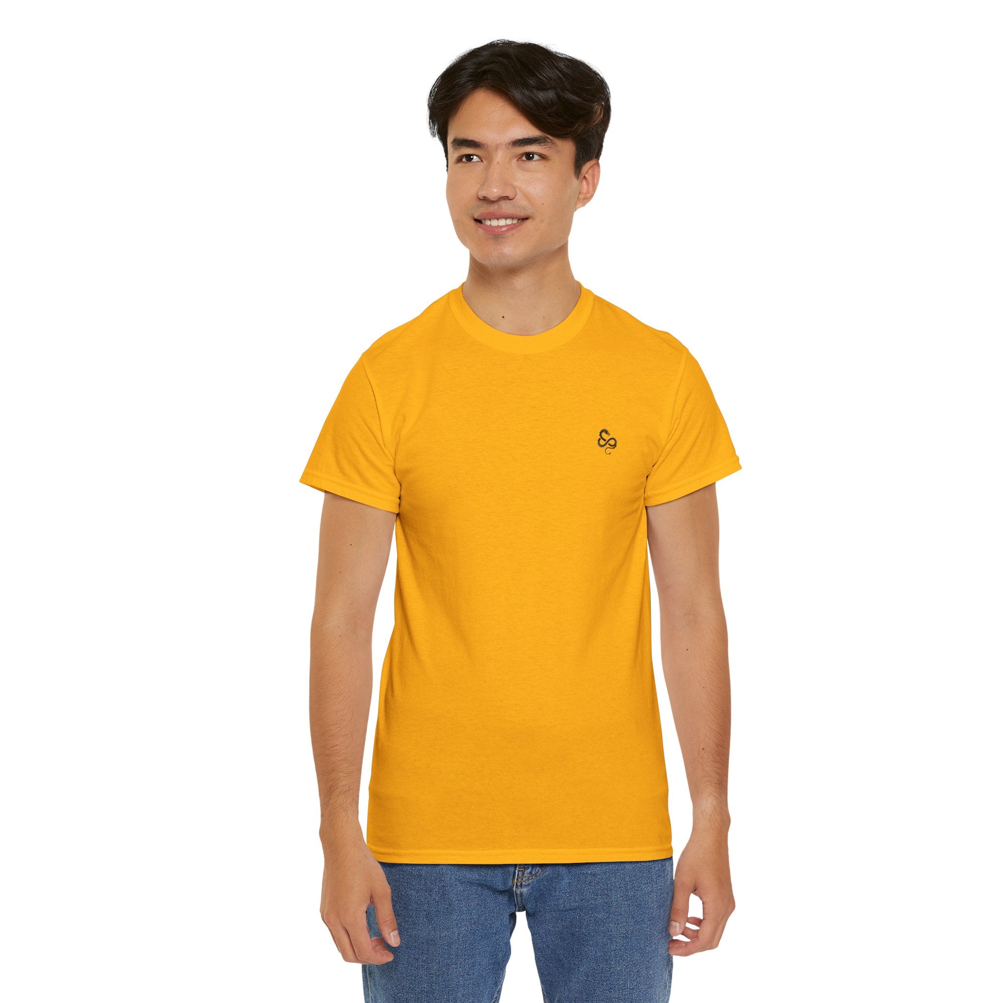 Minimalist Infinity Logo Men's T-Shirt — DTG Printed Cotton Tee