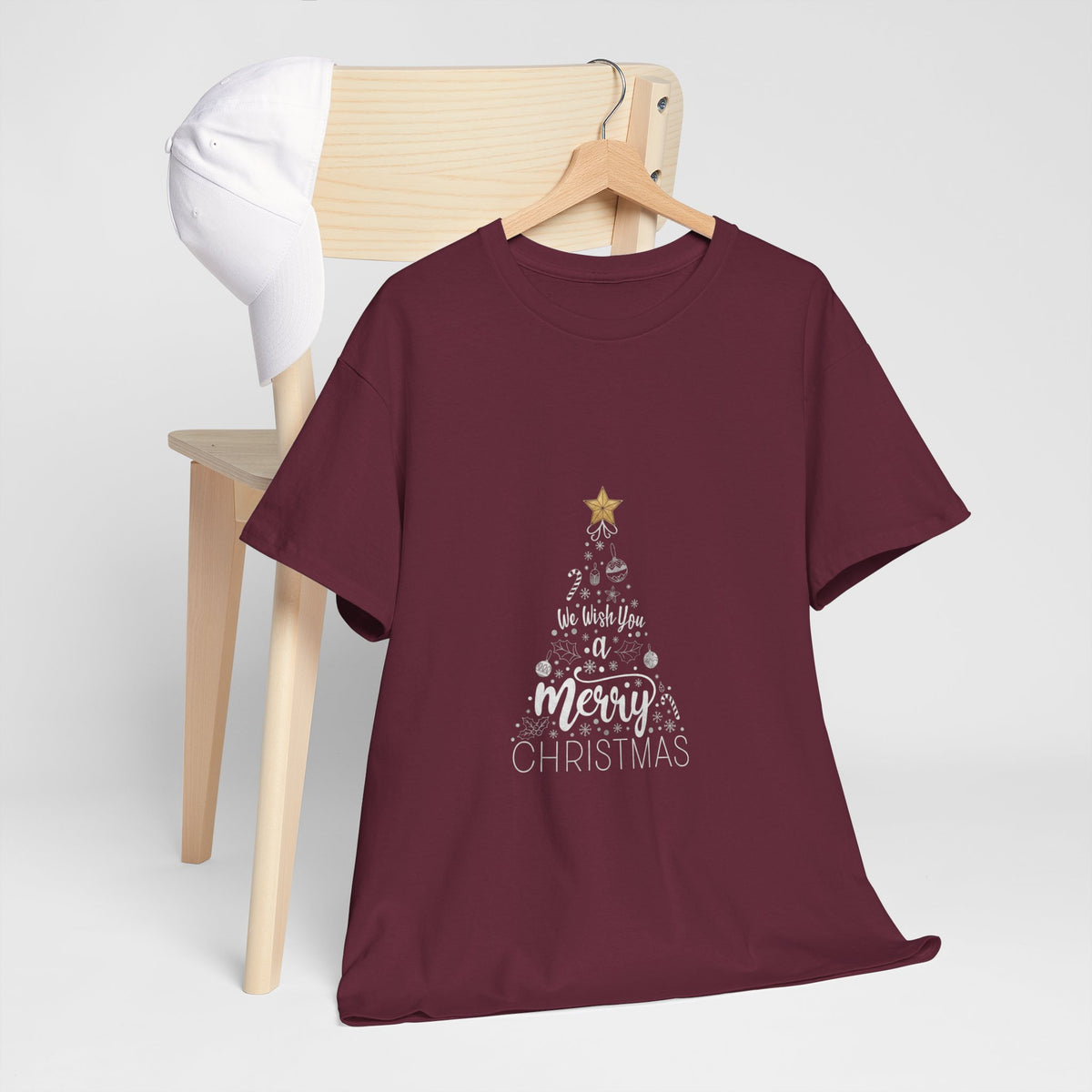 Christmas Tree Tee | "Merry Christmas" Holiday Graphic Shirt | Unisex DTG