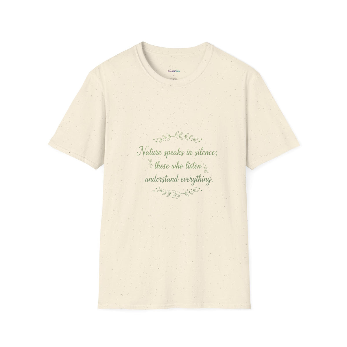 "Nature Speaks in Silence" T-Shirt | Unisex Nature Graphic Tee