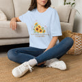 Sunflower Bouquet T-Shirt | 'The Best Things in Life Grow in Earth & Water' Floral Tee | DTG Women's Graphic Tee