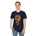Dragon Graphic T-Shirt — Flaming Golden Circle Men's Tee
