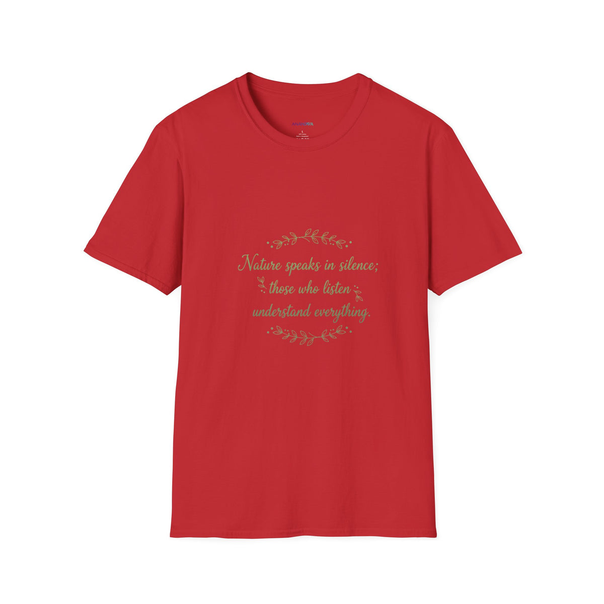 "Nature Speaks in Silence" T-Shirt | Unisex Nature Graphic Tee