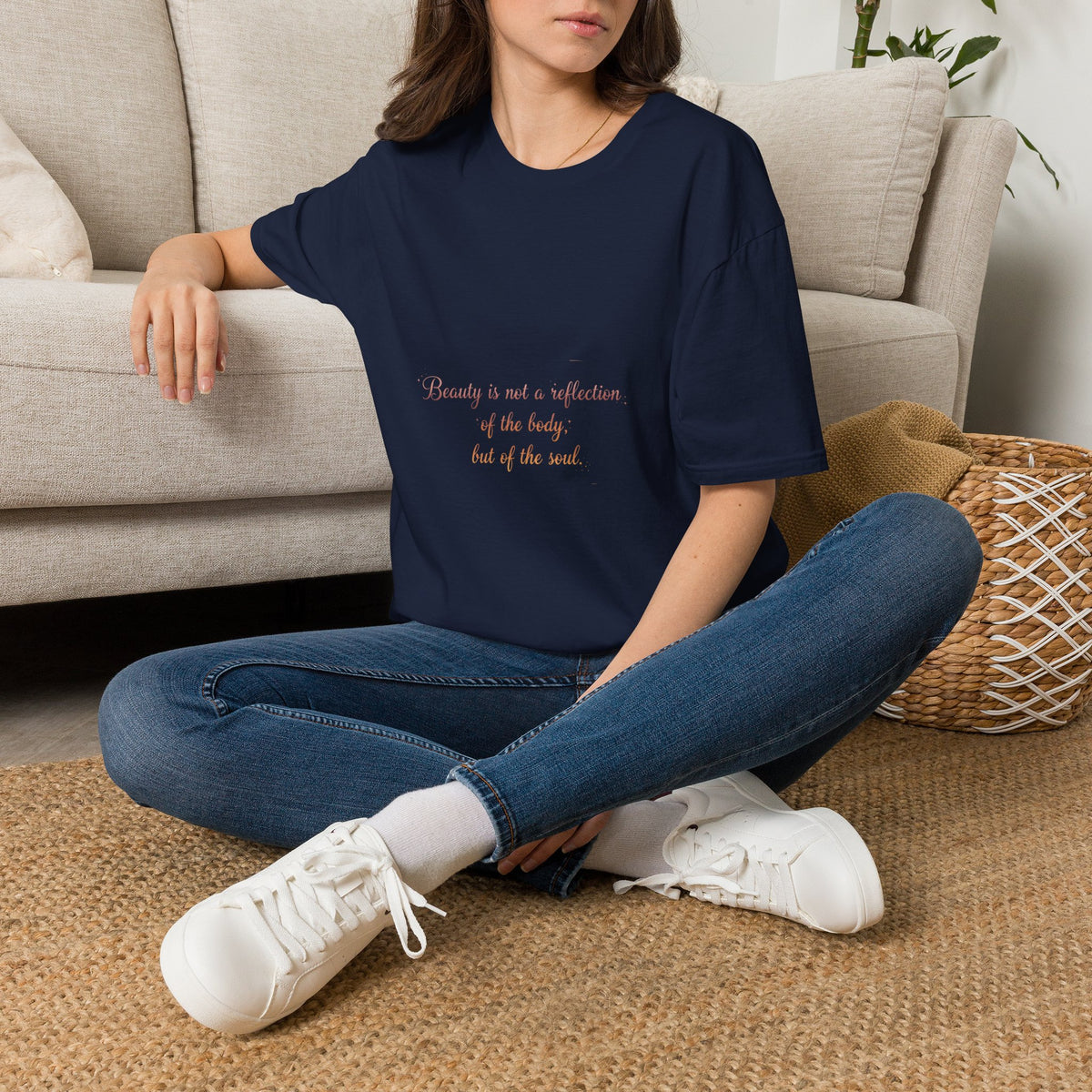 "Beauty is Not a Reflection of the Body, But of the Soul" | Women's Inspirational Graphic Tee