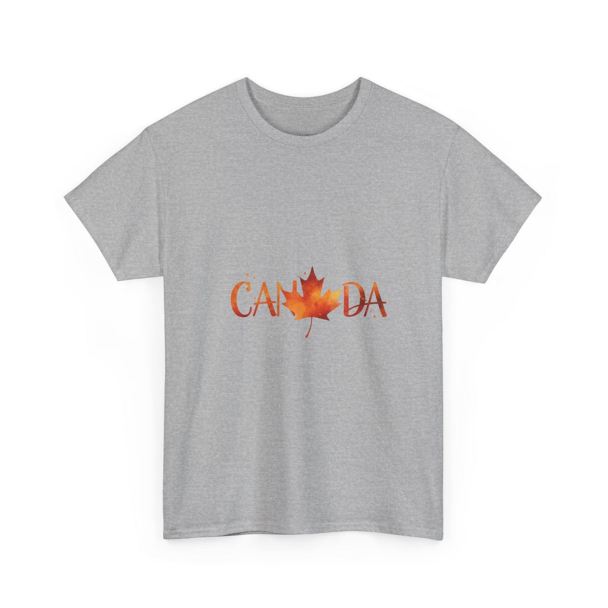 Canada Maple Leaf Unisex T-Shirt — Autumn Watercolour Graphic Tee | DTG Print